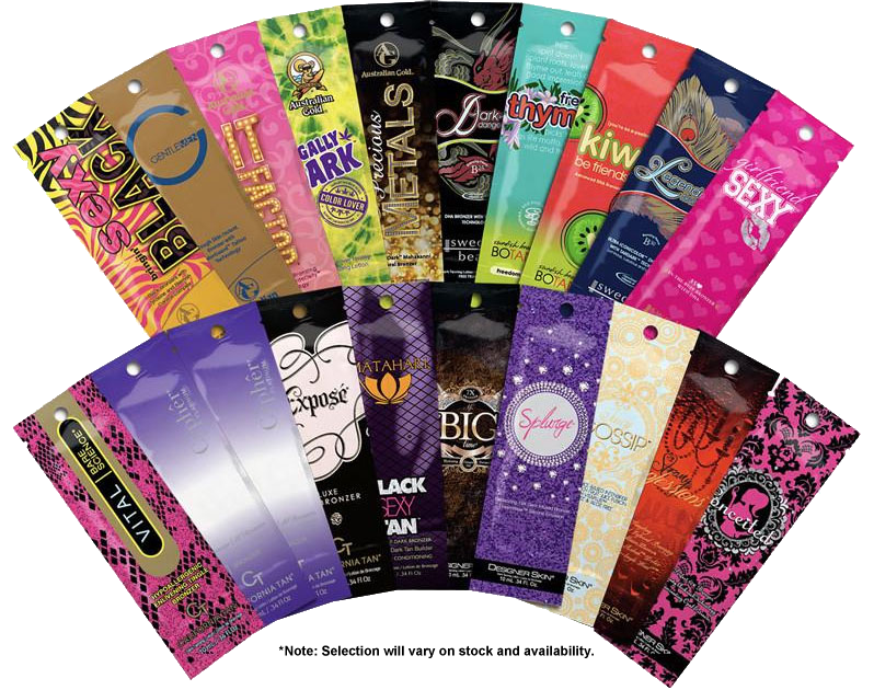 Free Tanning Bed Lotion Sample Packets 